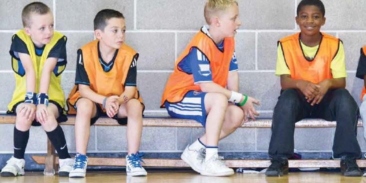 kids on bench